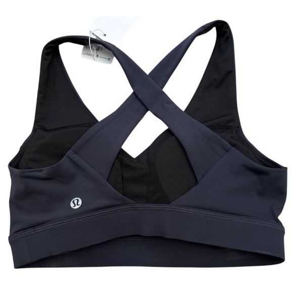 Lululemon Envital Bra B/C Cross-Back Sports Bra Size 4 Black W2EIWS in BKNT NWT - Picture 4 of 15